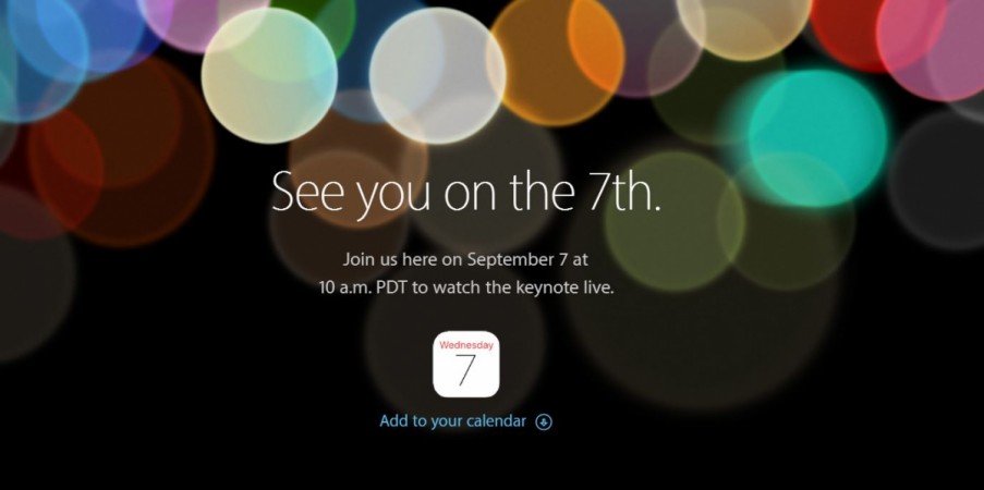 Apple iPhone 7 presentazione