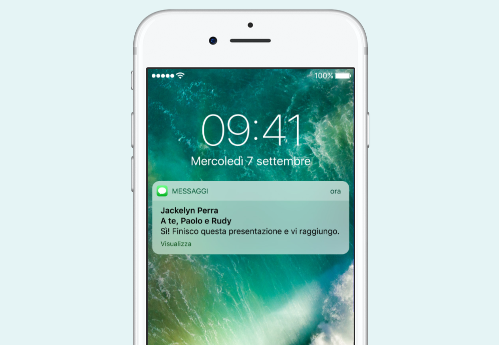 notifiche iOS 10