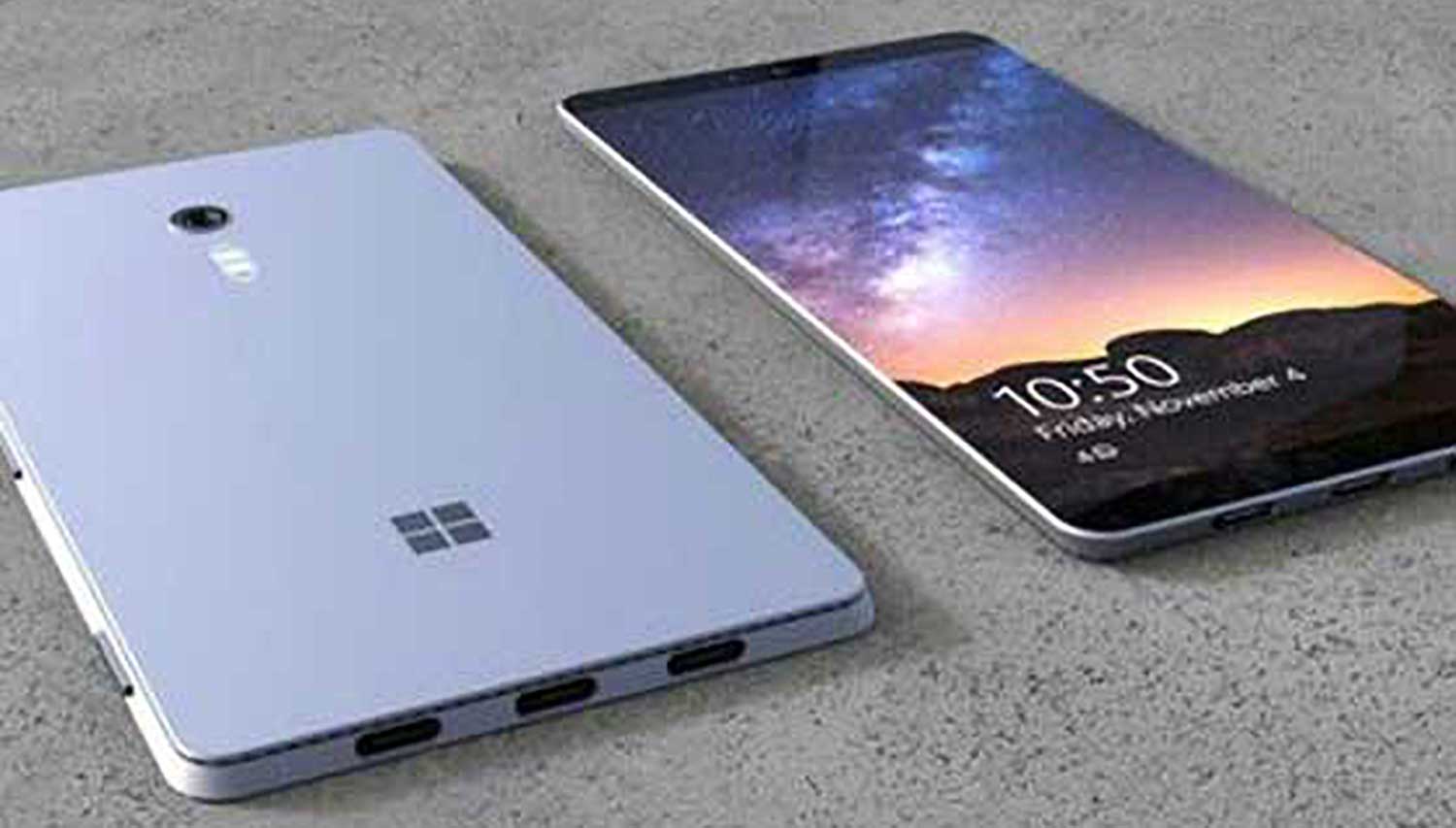 Concept di un prototipi di Surface Phone