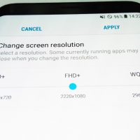 Galaxy S8 opzione per diminuire risoluzione