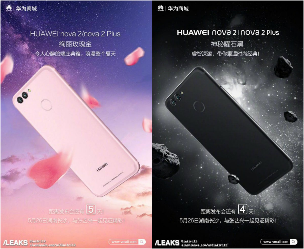 Huawei Nova 2 e Nova 2 Plus